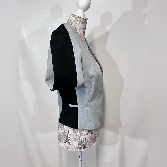 RACHEL‎ ROY Gray and black crop blazer size 4 - Picture 7 of 12